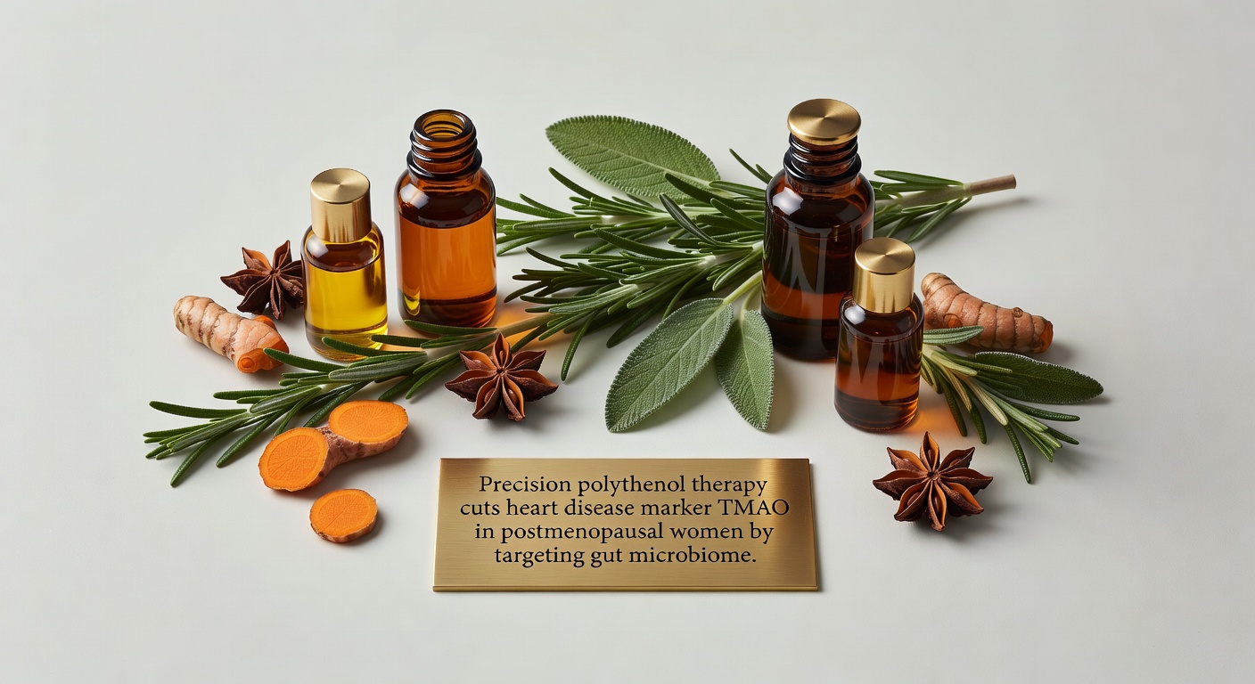 AI-generated image for Polyphenol Extract Reduces Atherogenic TMAO 39% Via Urolithin Metabotyping